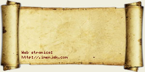 Jana Mišković vizit kartica